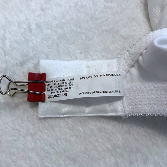 Bali NWOT White Bra Women 34B - Picture 10 of 10